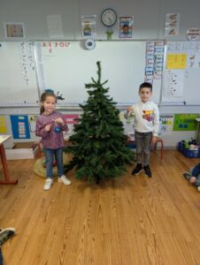 Décoration du sapin de Noël (GS CP)